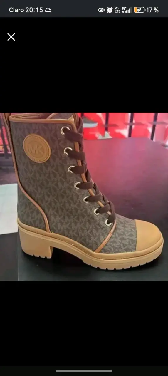 Botines de mujer Michael Kors marrones con logo - 3