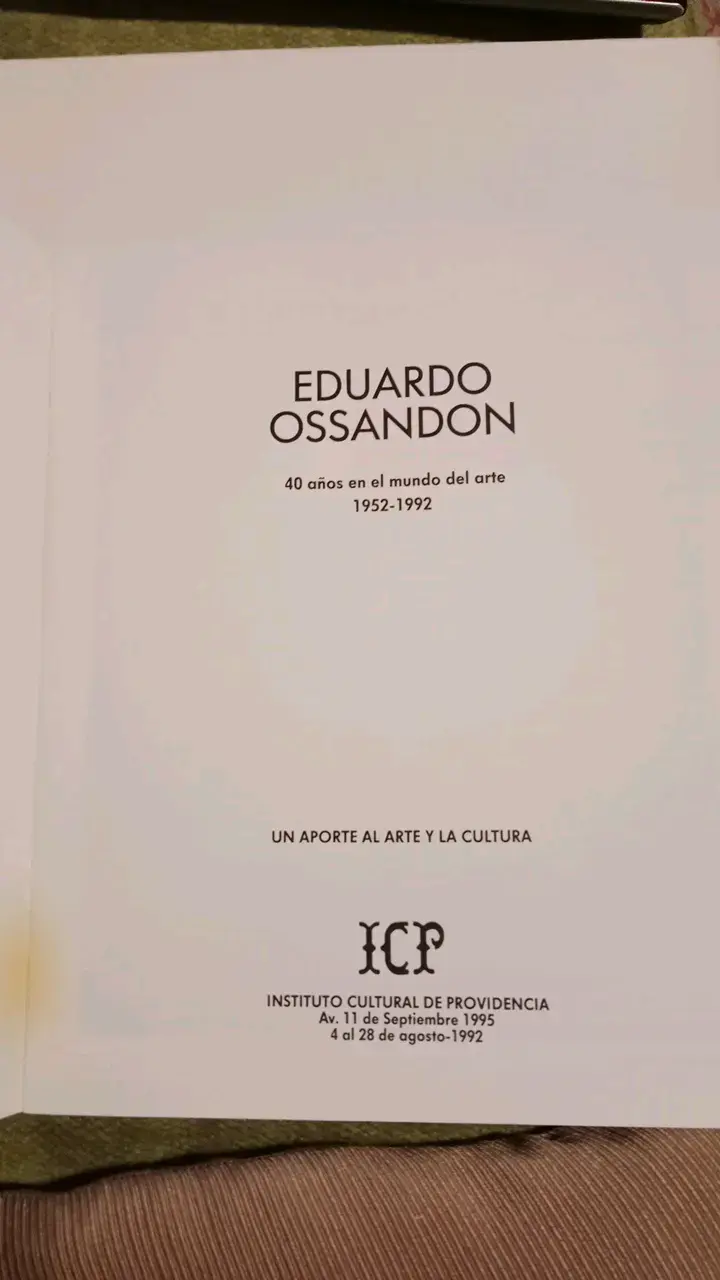 Catálogo de Arte de Eduardo Ossandón - 6