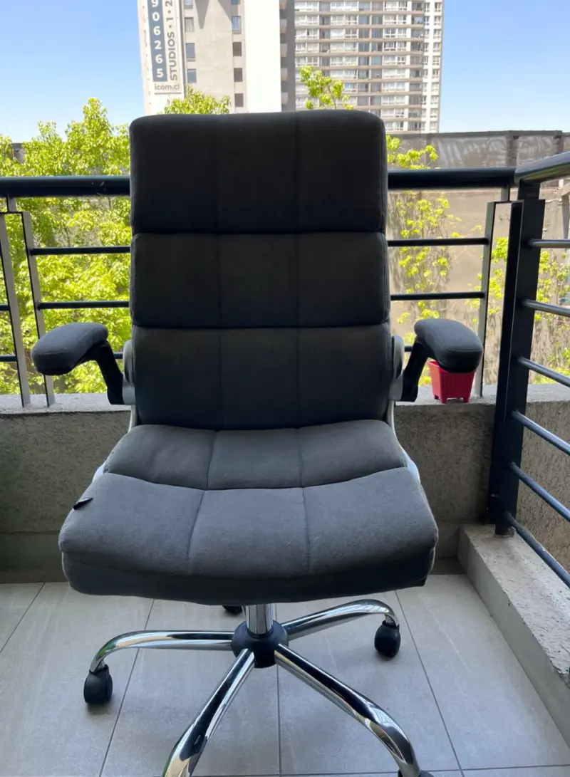 Silla de Oficina Ergonómica Gris Oscuro - 2
