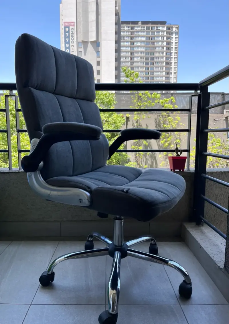 Silla de Oficina Ergonómica Gris Oscuro - 3