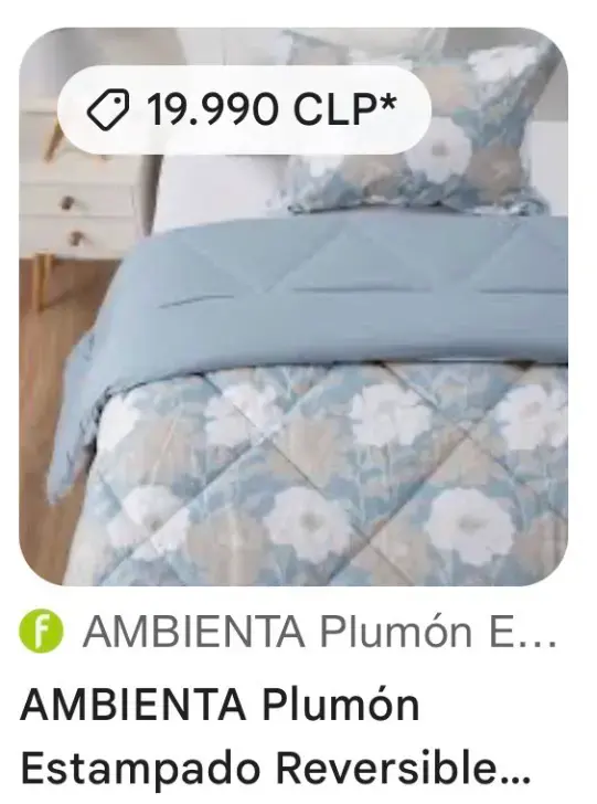 Plumón Microfibra Ambienta 2 Plazas - 2