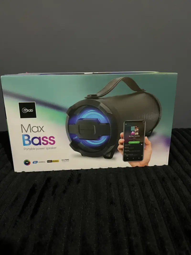 Parlante Bluetooth MaxBass 50W Portátil Negro - 3
