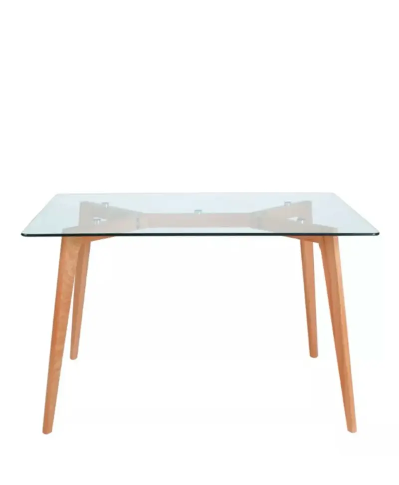 Mesa minimalista cubierta de vidrio - 2