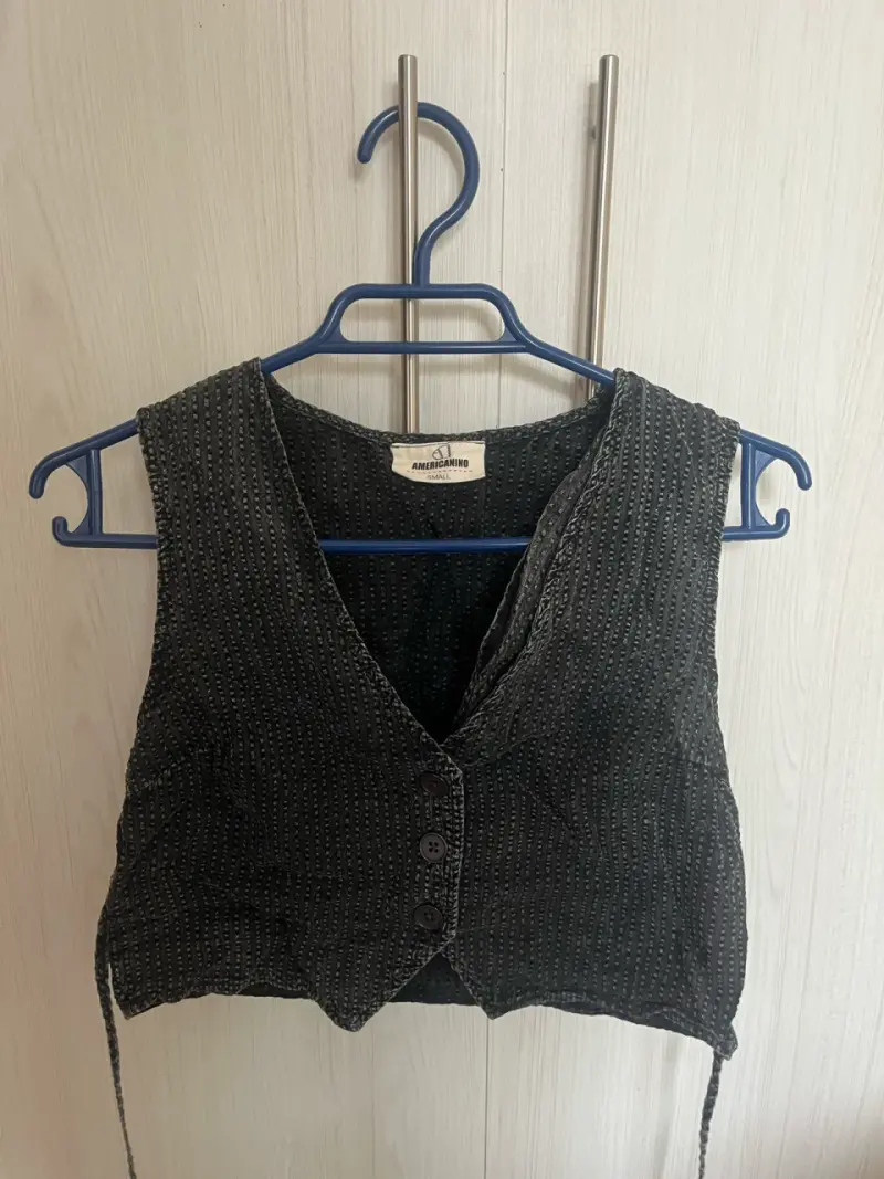 Chaleco tejido negro Americanino para mujer