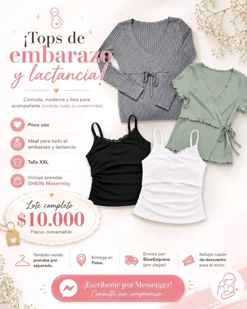 Tops de embarazo y lactancia Shein Maternit - 1