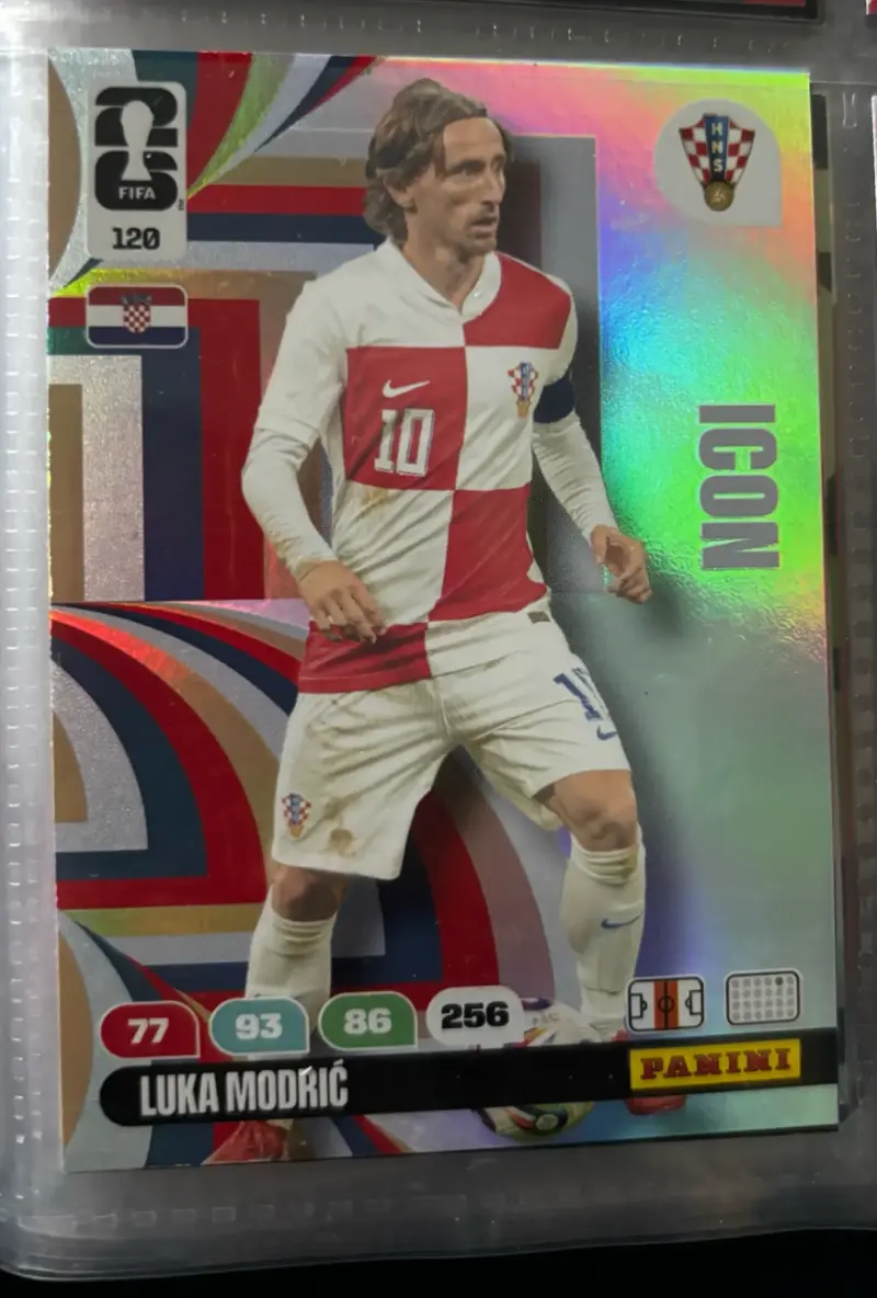 Tarjetas coleccionable Luka Modric Panini FIFA - 1