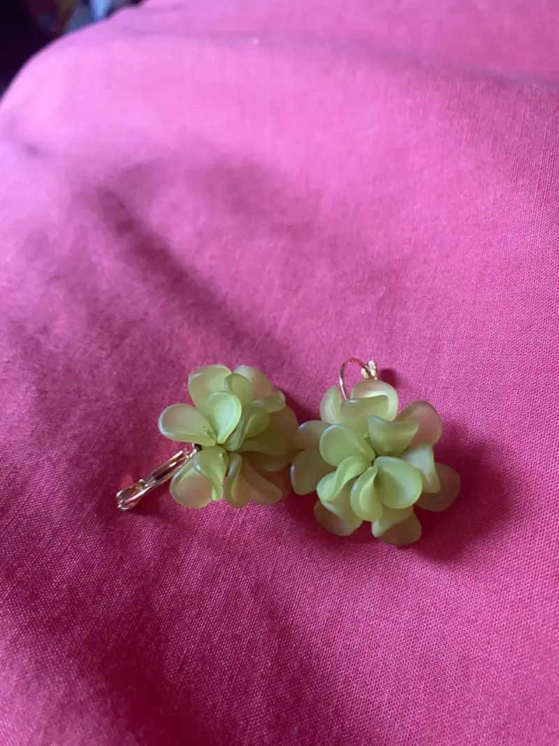 Aros de flores verdes - 3