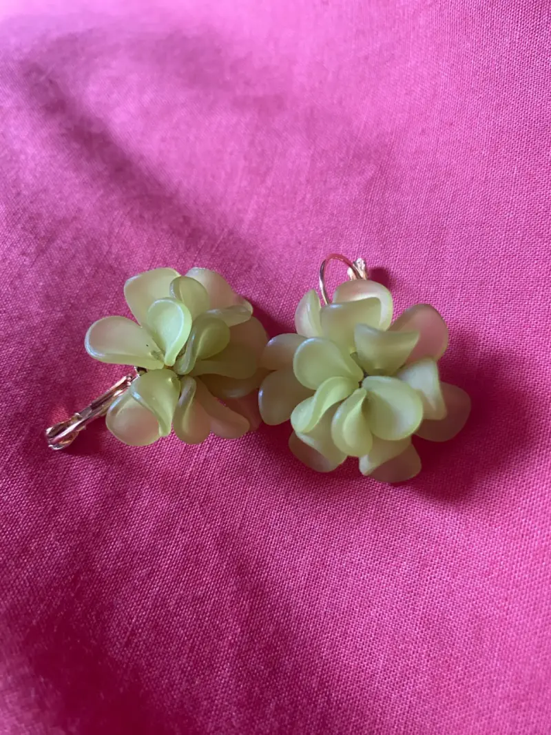 Aros de flores verdes - 4