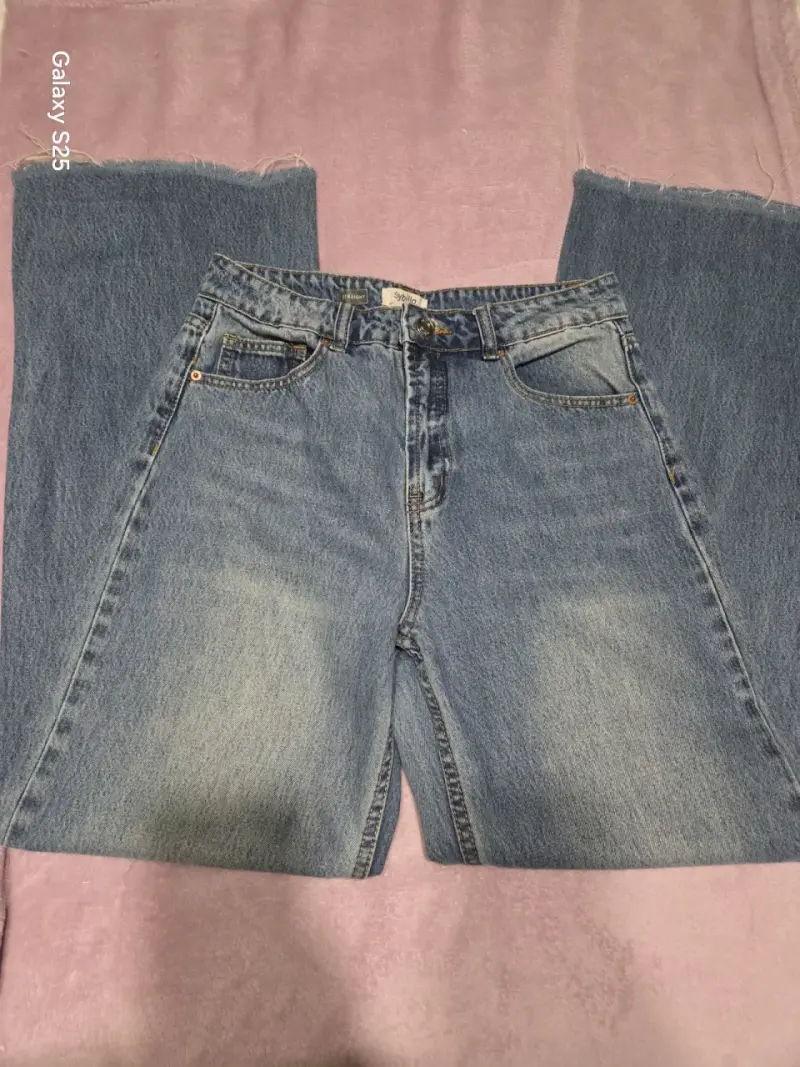 Jeans de mezclilla azul claro sibylla - 1