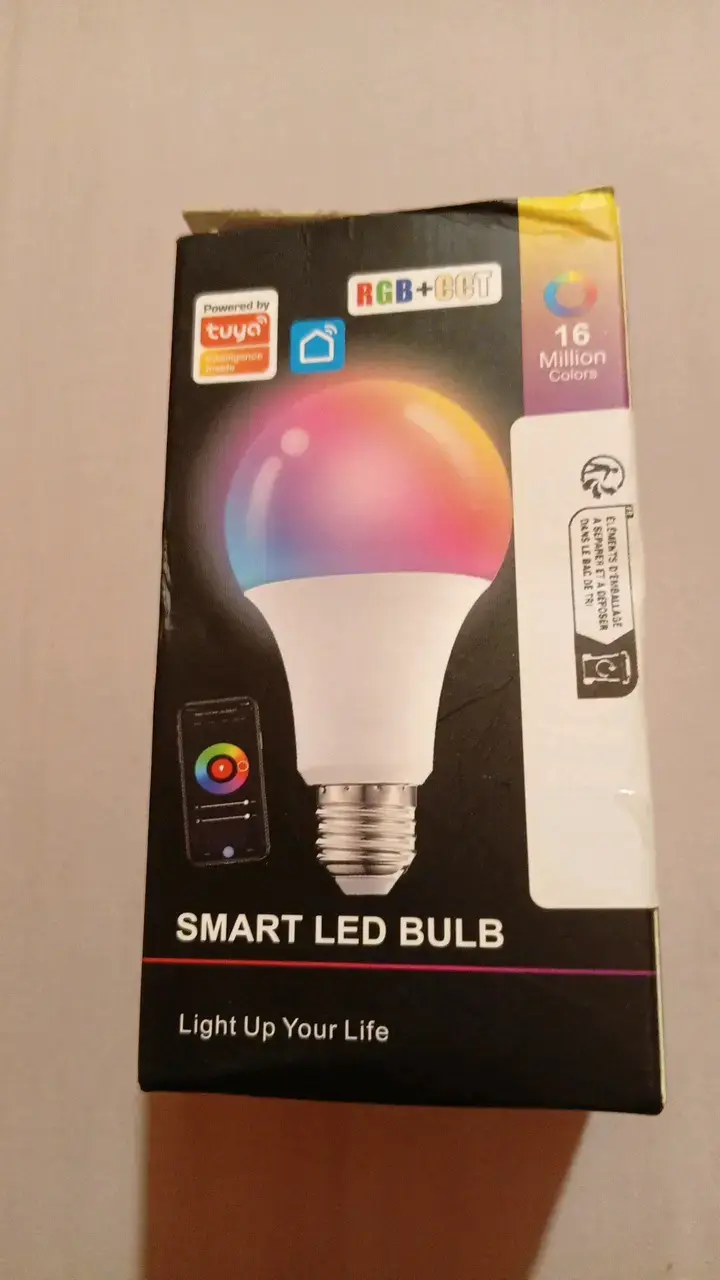 Ampolleta LED Inteligente RGB con Control App