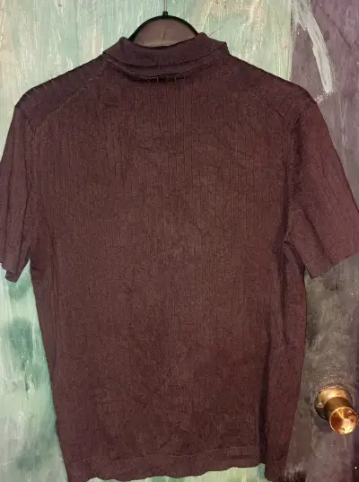 Polera Polo Acanalada Unisex HYM EN BUEN ESTADO M! - miniatura 2
