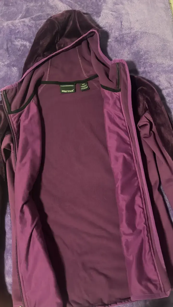 Chaqueta polar morada con capucha Marmot - 2