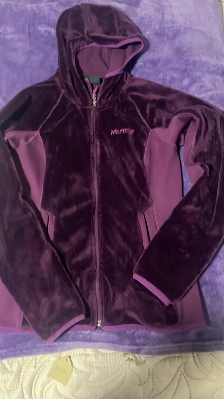 Chaqueta polar morada con capucha Marmot - 5