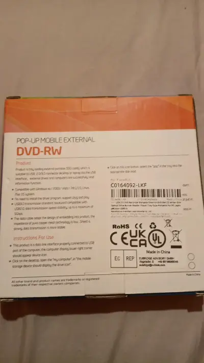 Unidad DVD-RW externa USB 3.0 portátil - miniatura 2
