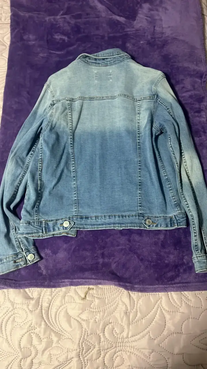 Chaqueta de mezclilla azul Opposite Denim - 3