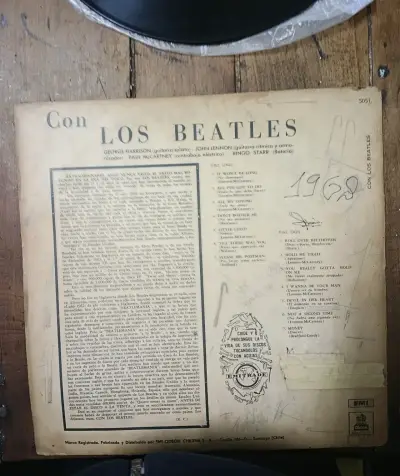 Vinilo 'Con Los Beatles' EMI original - miniatura 2
