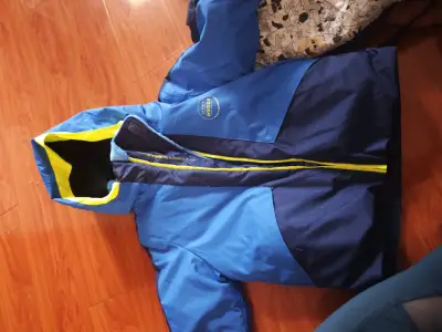 Traje de nieve infantil Wedze azul impermeable - miniatura 1