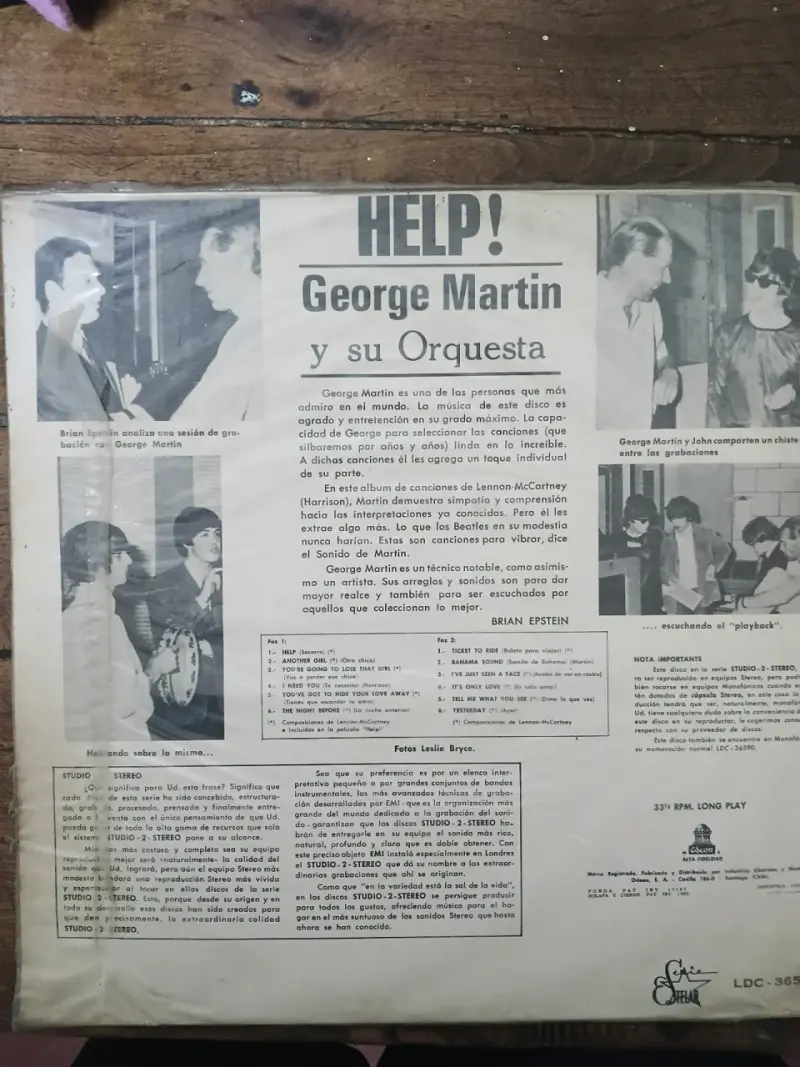 Vinilo Help! de The George Martin Orchestra - 2