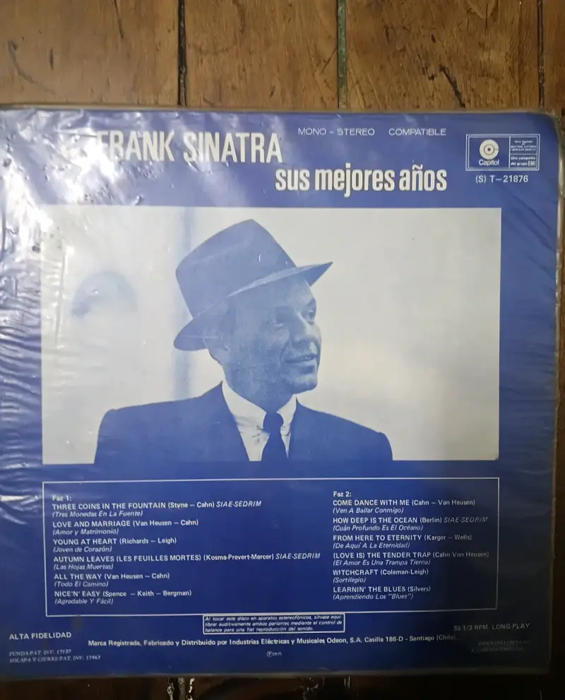 Vinilo Frank Sinatra Sus Mejores Años - 2
