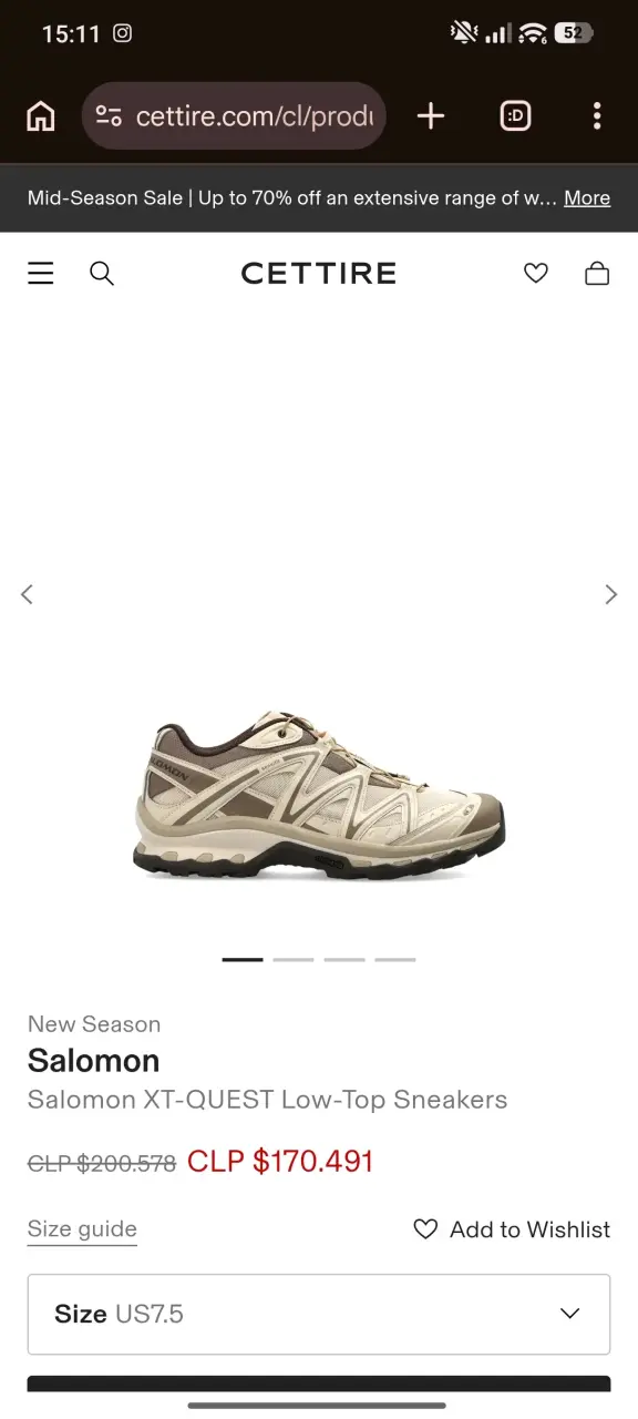 Zapatillas  Salomon XT-QUEST - 4