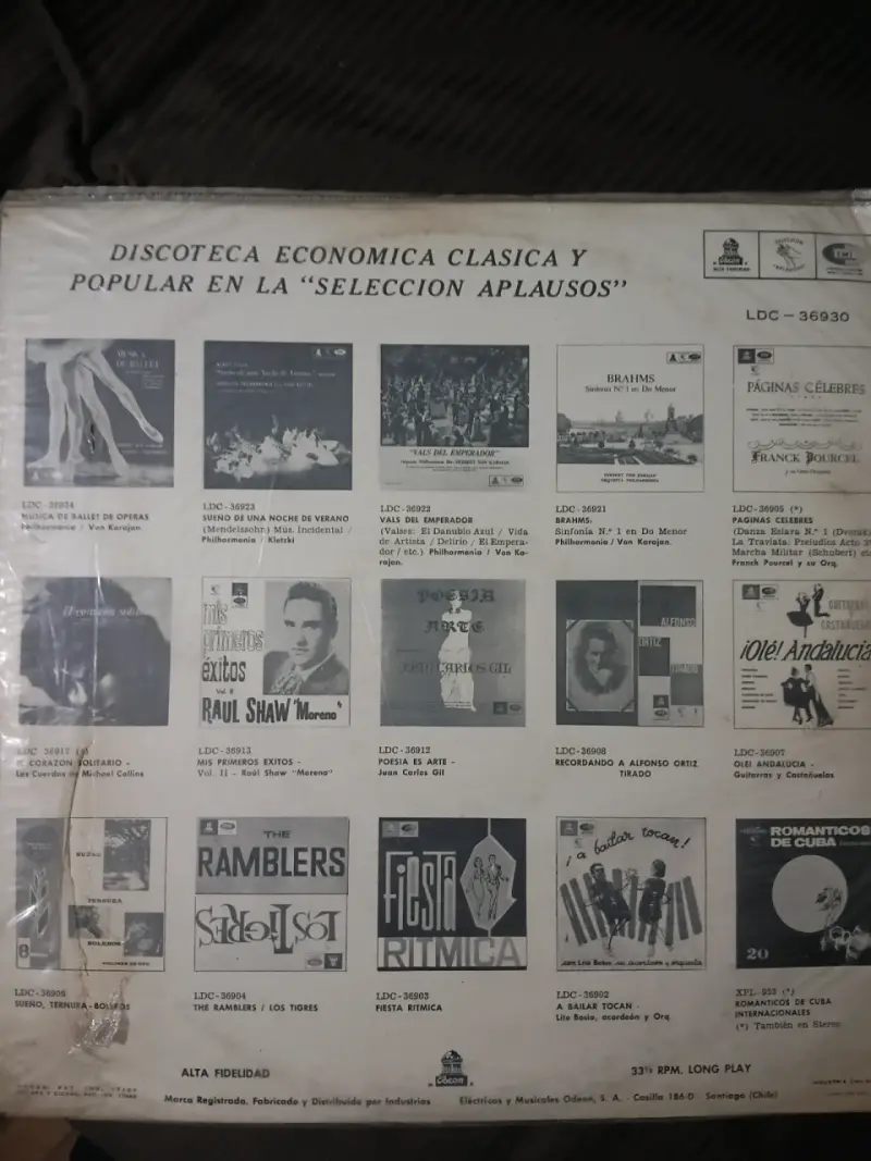 Vinilo Clásico Smetana Ravel Tchaikovsky - 2