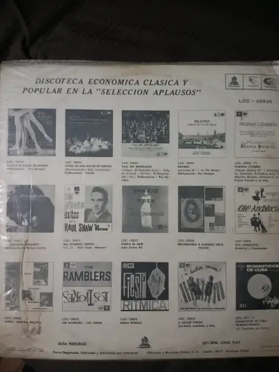 Vinilo Clásico Smetana Ravel Tchaikovsky - miniatura 2
