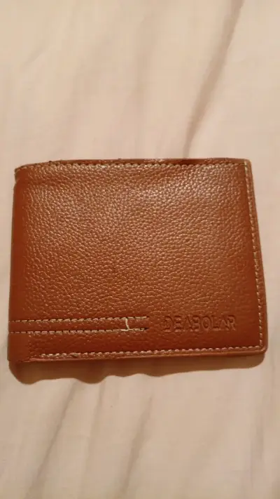 Billetera de cuero marrón para hombre - miniatura 1