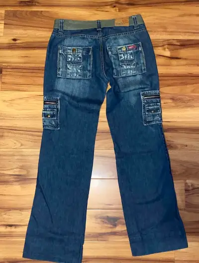 Jeans cargo tiro bajo - miniatura 3