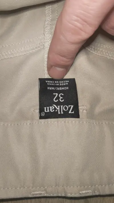 Pantalones beige Zolkan para hombre - miniatura 4