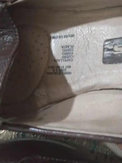 Zapatos de cuero marrón para mujer talla 39 - miniatura 3