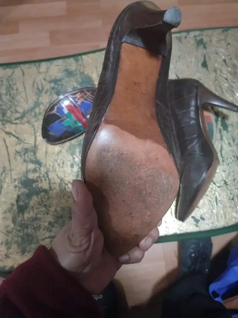Botines de cuero marrón con cierre lateral - 2