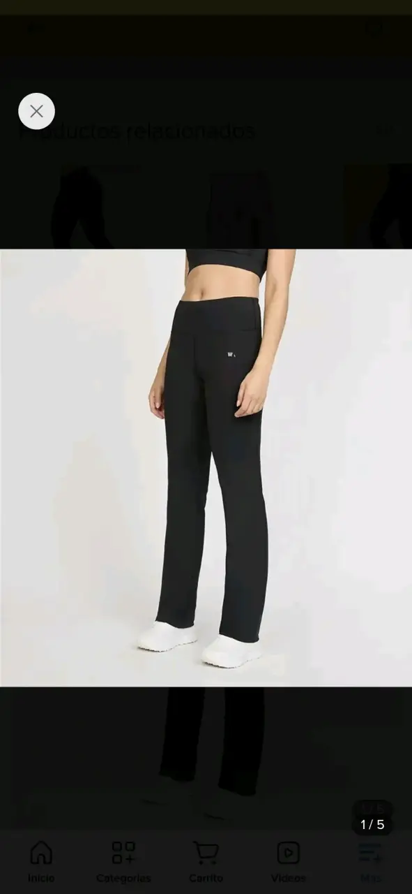 Pantalones deportivos negros para mujer - 1