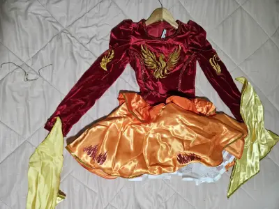 Vestido de diablada escolar - miniatura 1