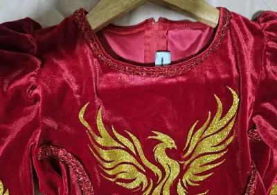 Vestido de diablada escolar - miniatura 3