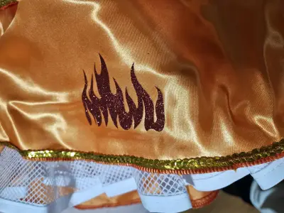Vestido de diablada escolar - miniatura 5