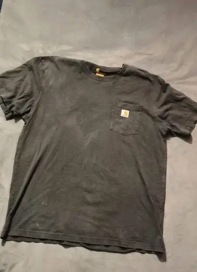 Polera negra Carhartt básica - miniatura 1