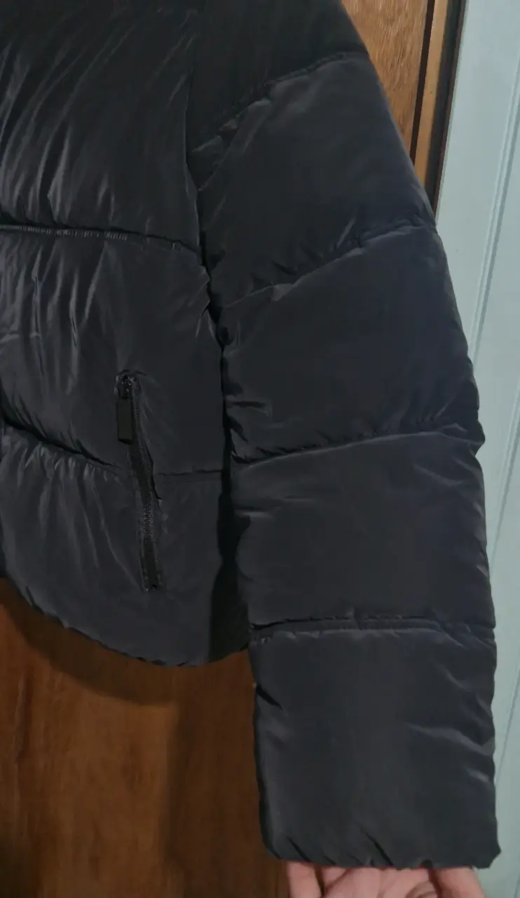 Chaqueta acolchada negra talla XL - 2