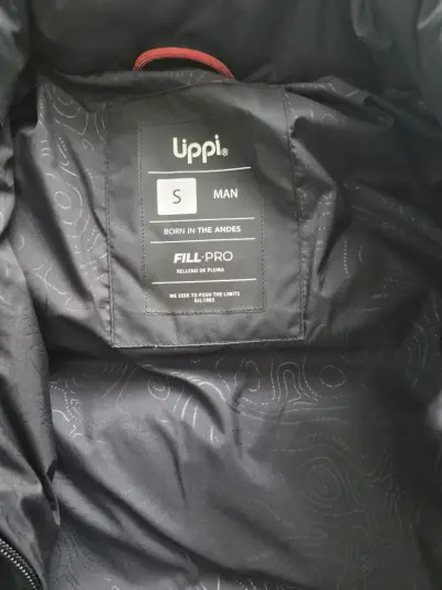 Chaqueta de pluma negra para hombre Lippi - miniatura 2