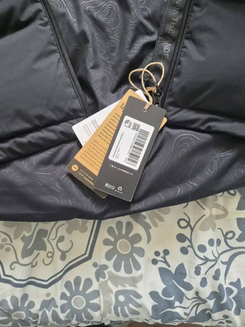 Chaqueta de pluma negra para hombre Lippi - 4