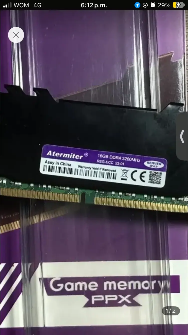 Memoria RAM Atermiter 16GB DDR4 3200MHz - 2
