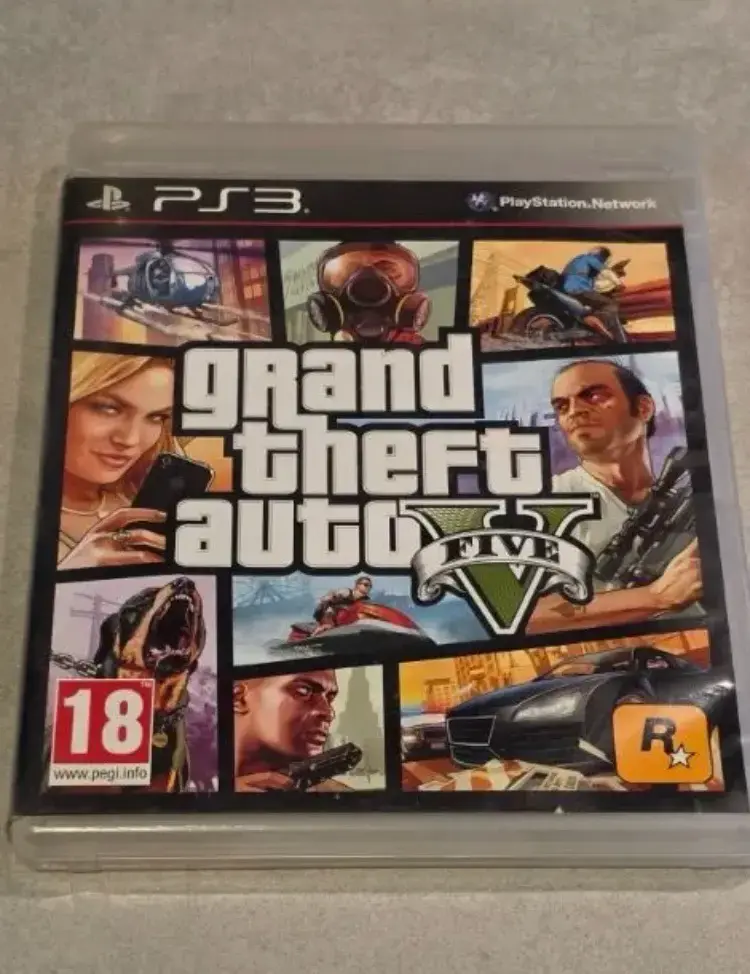 PS3 Super Slim 500GB con HEN, mando,GTA5 y cables. - 6