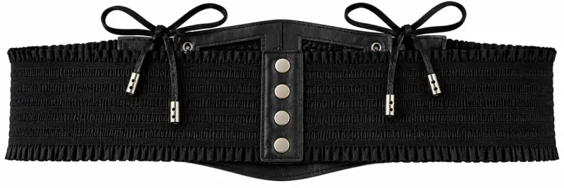 Corset cinturón negro L - 3