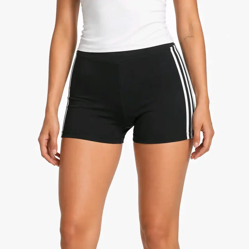 Calza deportiva (negra con franjas blancas) - 2
