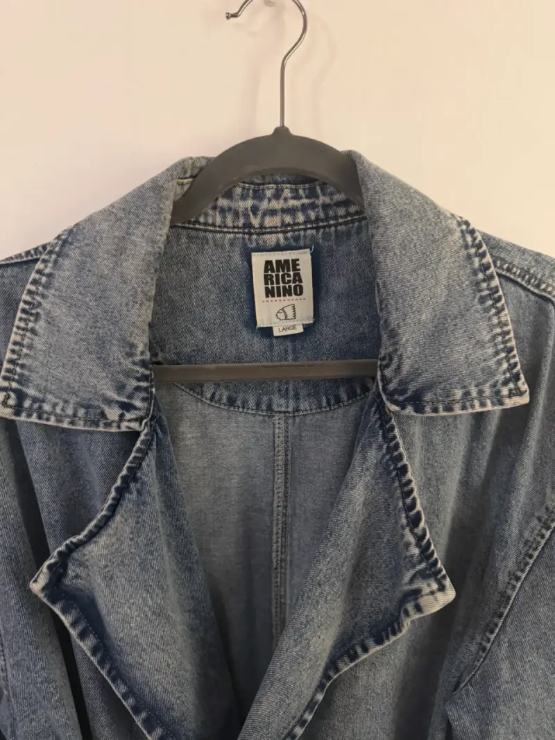 Trench Americanino Jeans- abrigo mezclilla - 2