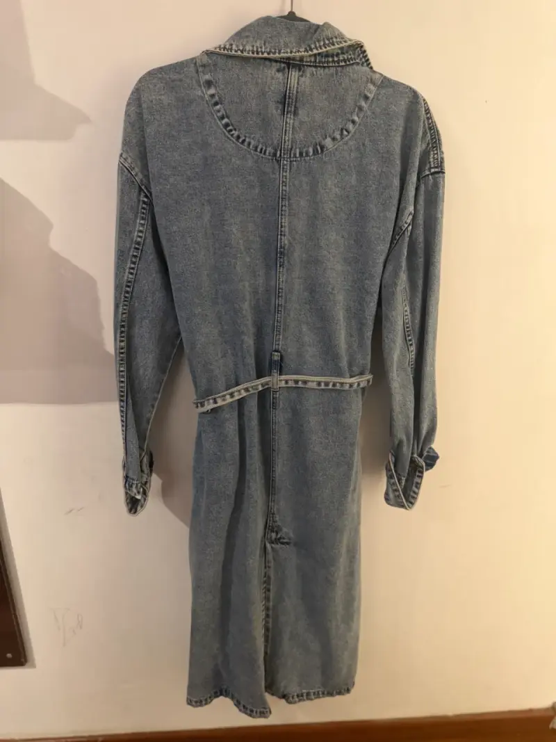 Trench Americanino Jeans- abrigo mezclilla - 3