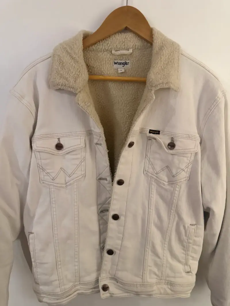 Chaqueta Wrangler de mezclilla con forro de borrego - 3