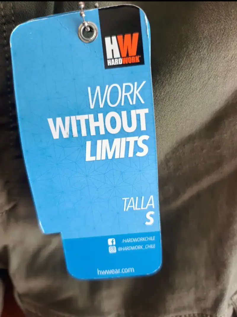 Pantalón cargo verde Hardwork talla S - 3