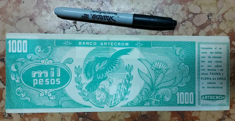 Coleccionador Artecrom álbum Fauna y Flora chilena - 2