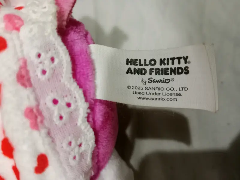 Peluche My Melody Sanrio rosa con vestido - 2