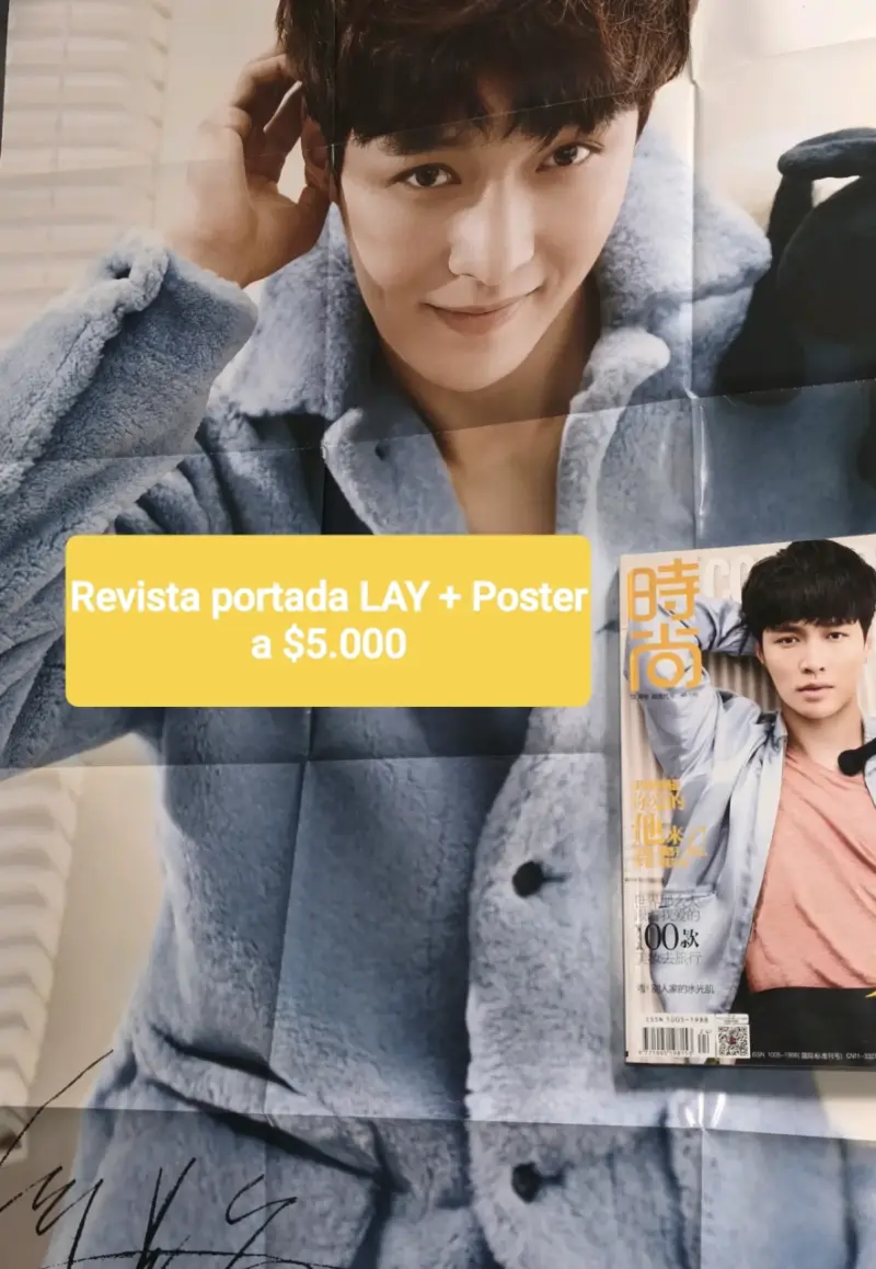 Revista con portada de Lay y póster incluido